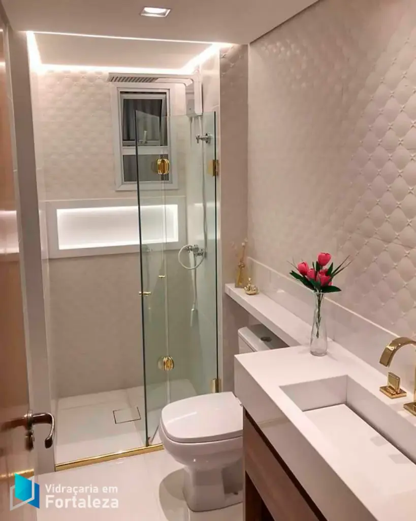 Box para banheiro Flex da Ideia Glass (Sanfonado de Vidro)