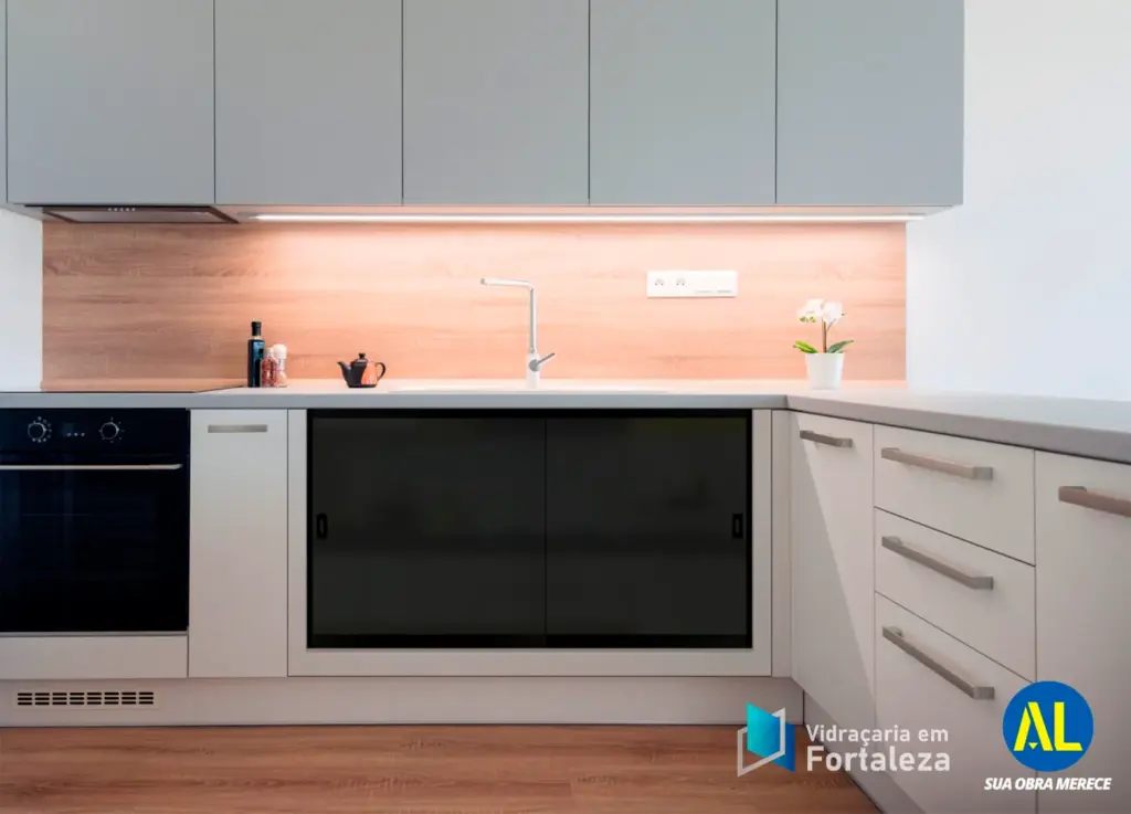 Fechamento de pia cozinha AL Indústria Fortaleza