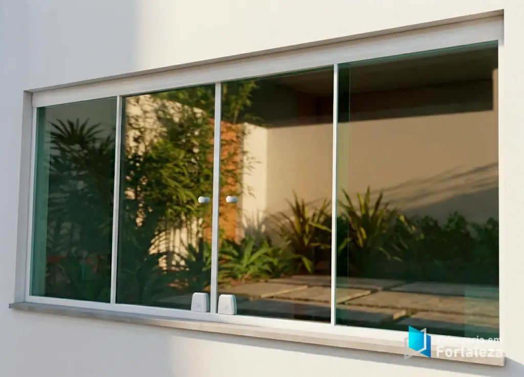 Janela de vidro de correr M2000 Fortaleza
