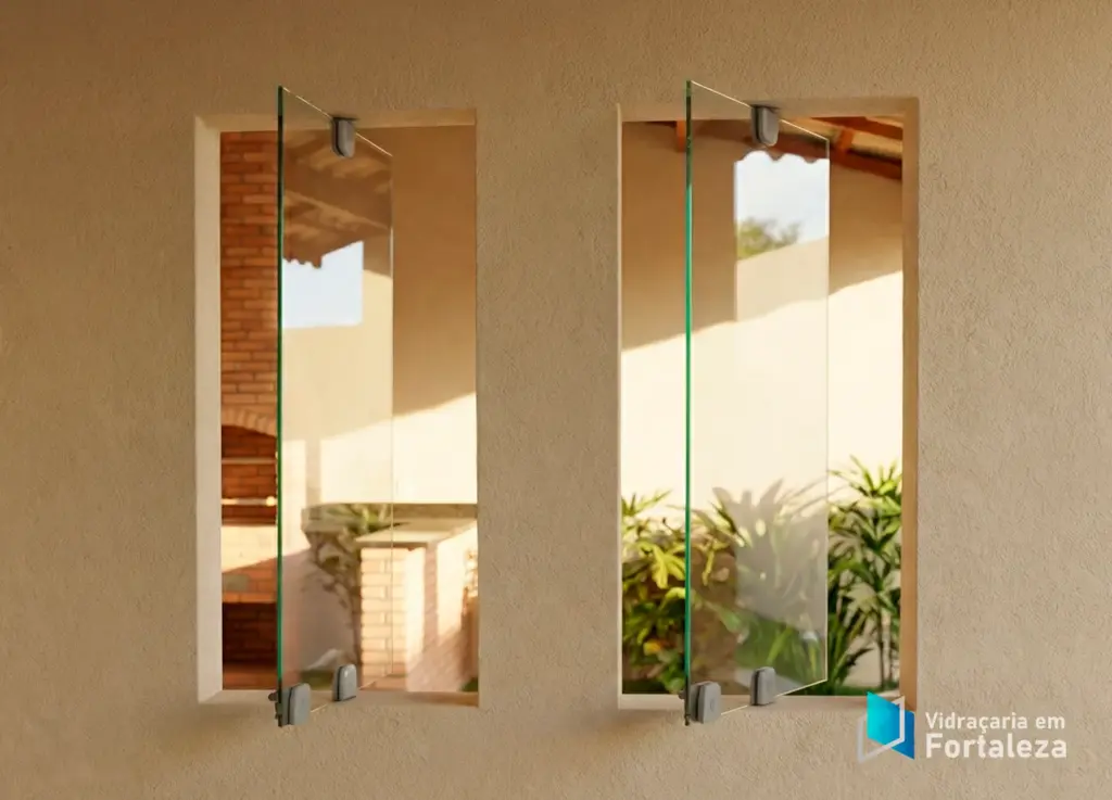 Janela de Vidro pivotante Fortaleza