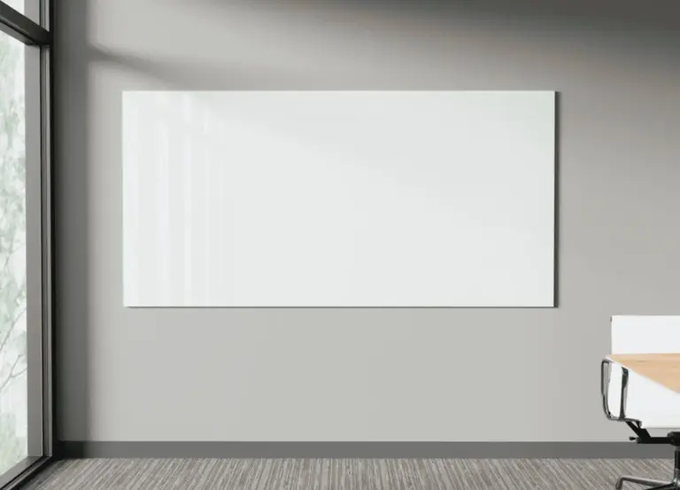 Lousa de vidro temperado branco Fortaleza