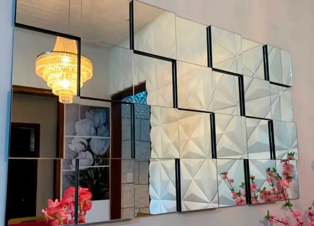 Painel de Espelhos prata em Fortaleza