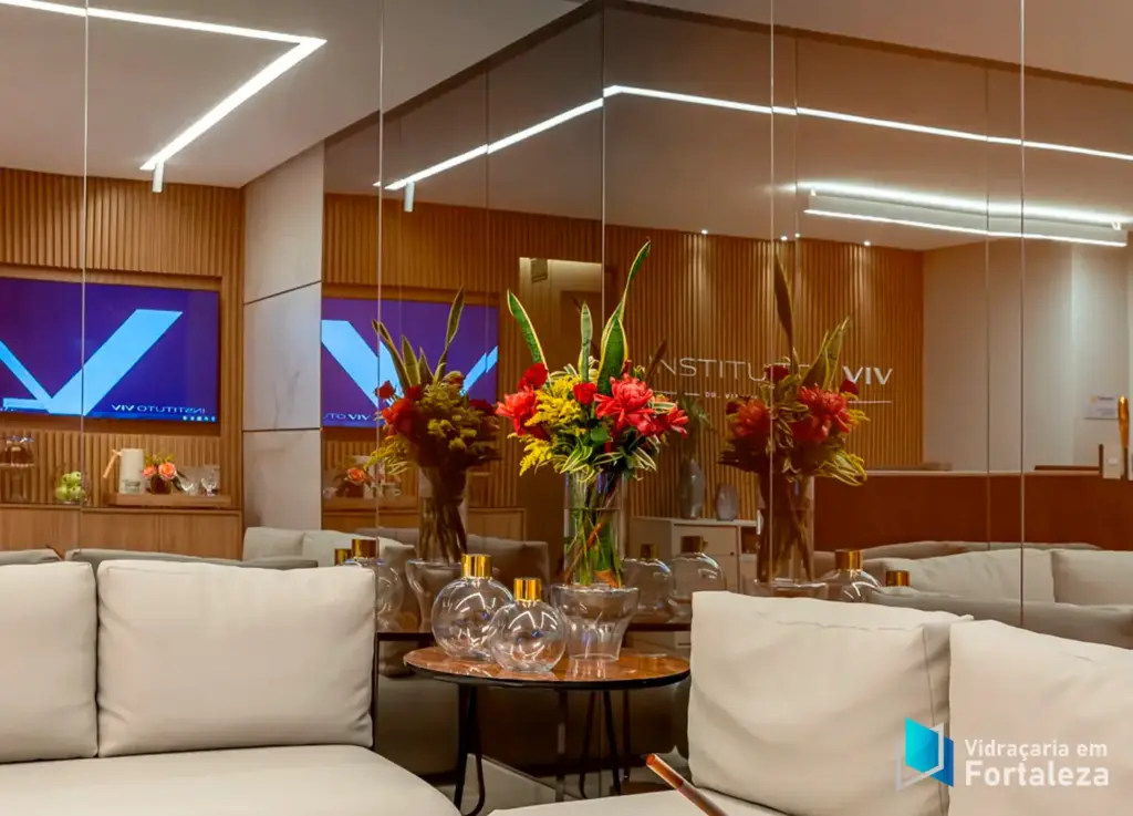 Painel de espelhos VIVIX Fortaleza