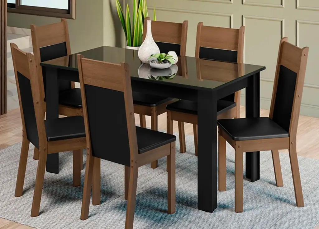 Tampo de mesa de vidro fumê Fortaleza