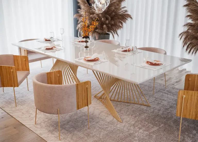 Tampo de vidro para mesa de jantar Fortaleza